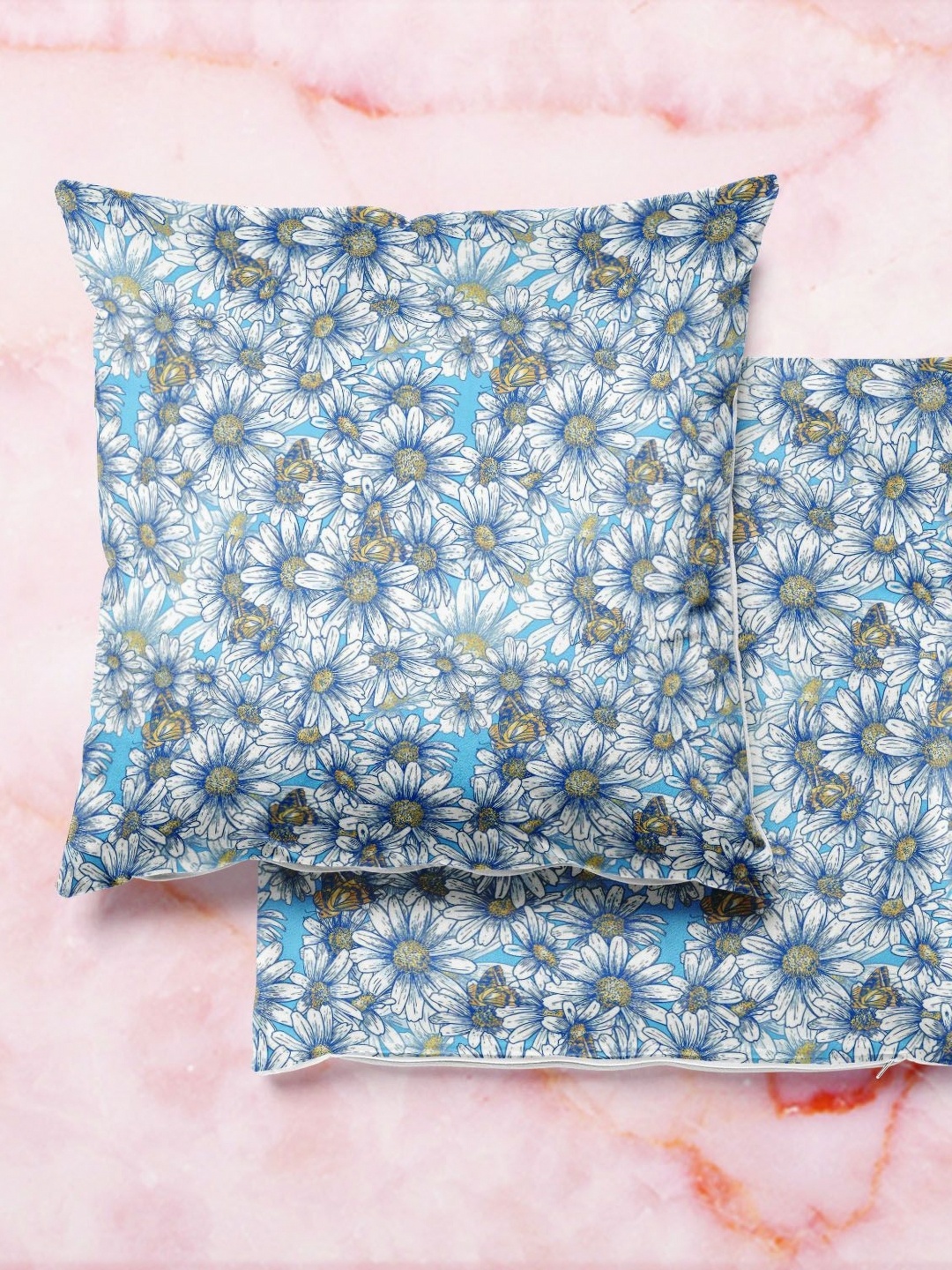 

ArtzFolio Multicoloured Set of 2 Square Cushion Covers, Multi