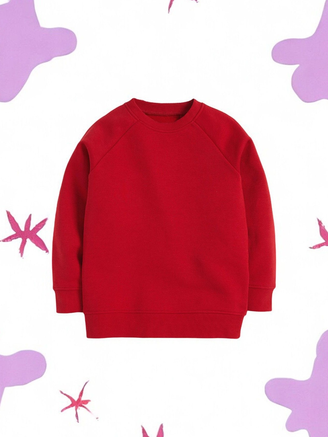 

TABADTOD Unisex Kids Pullover Dry Fit Sweatshirt, Red