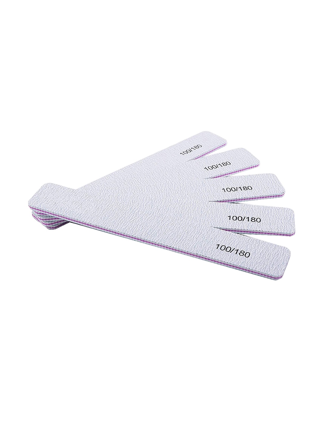 

Scheibe Set Of 5 Rectangle Shape Nail Buffer, Grey