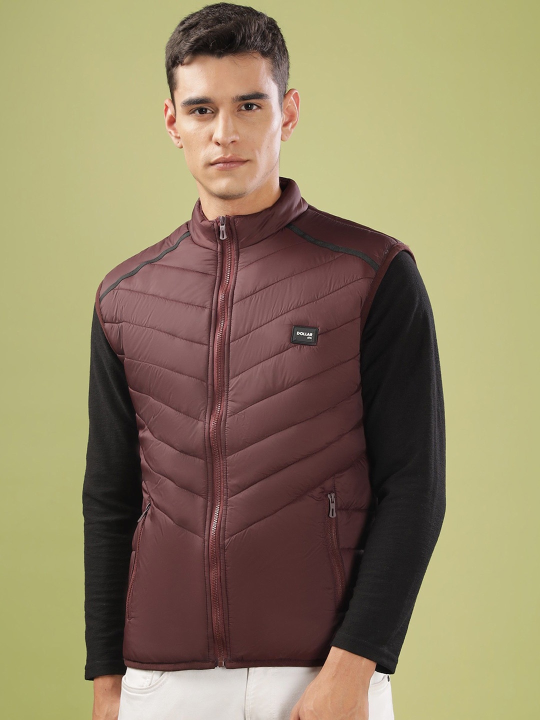 

Dollar Men Lightweight Bomber Jacket, Red