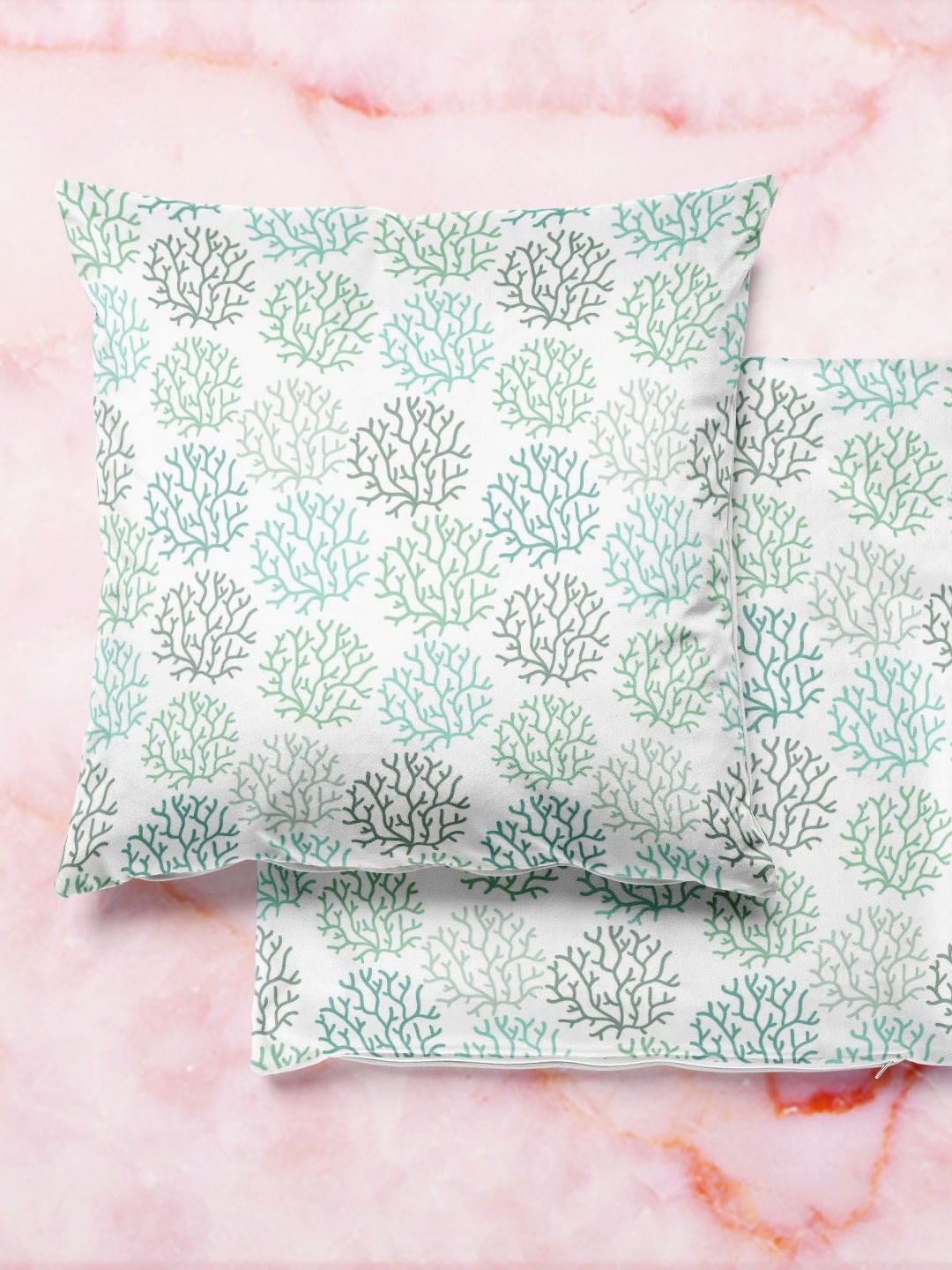 

ArtzFolio Multicoloured Set of 2 Velvet Square Cushion Covers, Multi