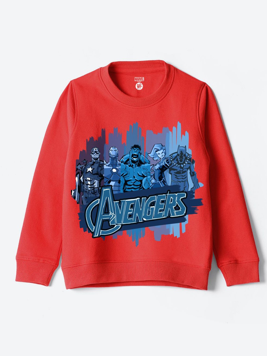 

YK Disney Boys Printed Round Neck Long Sleeves Sweatshirt, Red