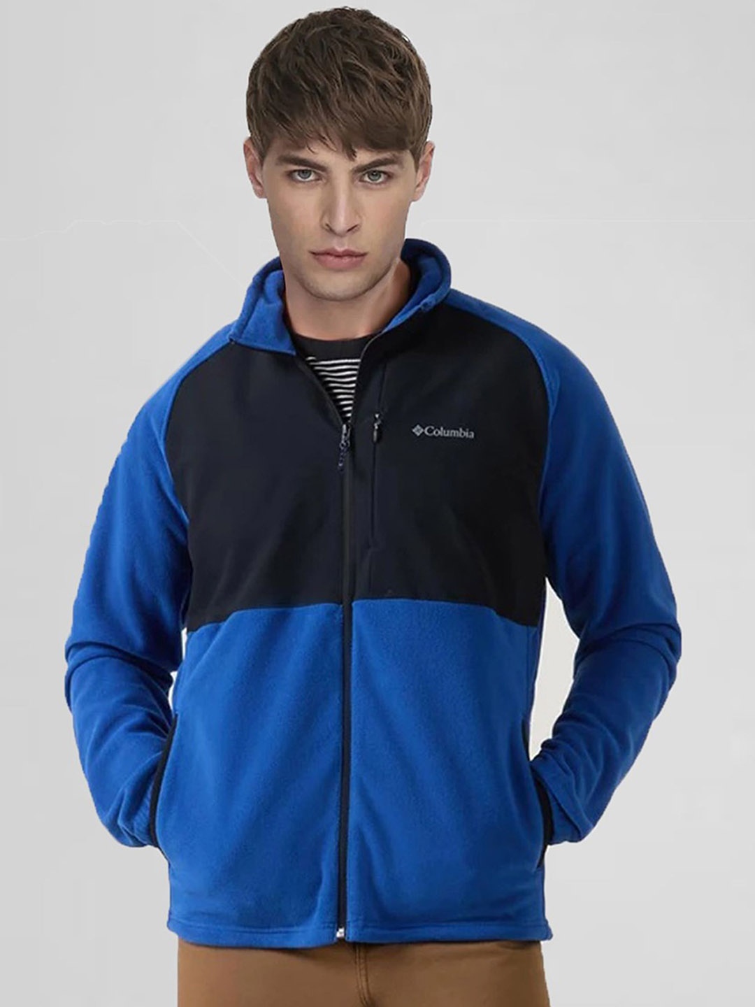 

Columbia Sage Peak Colourblocked Full Zip Jacket, Navy blue