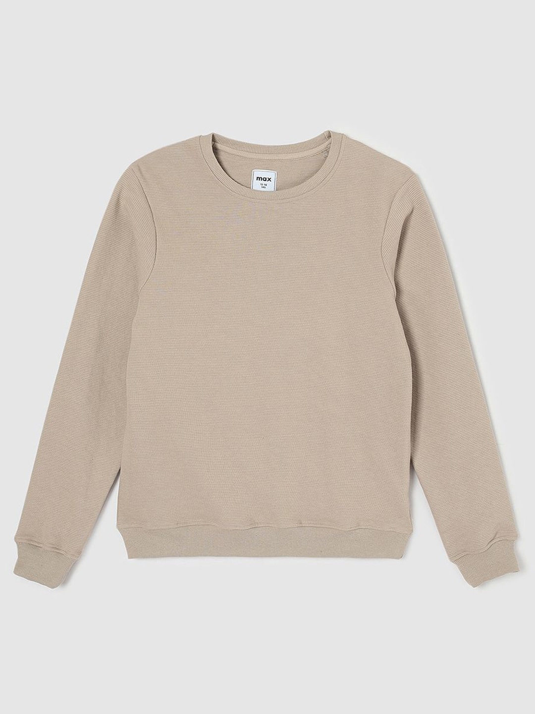 

max Boys Cotton Round Neck Sweatshirt, Yellow