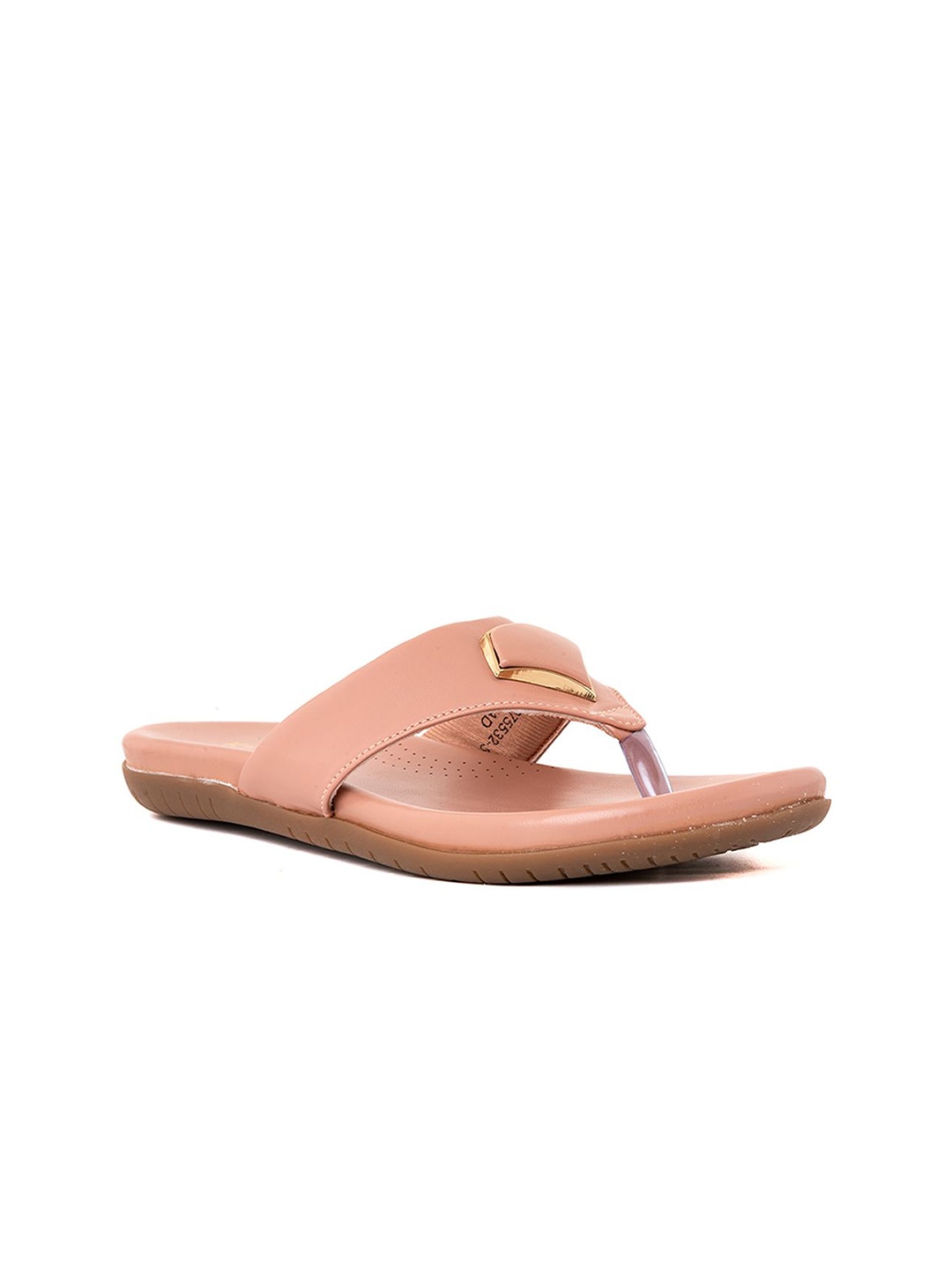 

Khadims Women T-Strap Flats, Pink