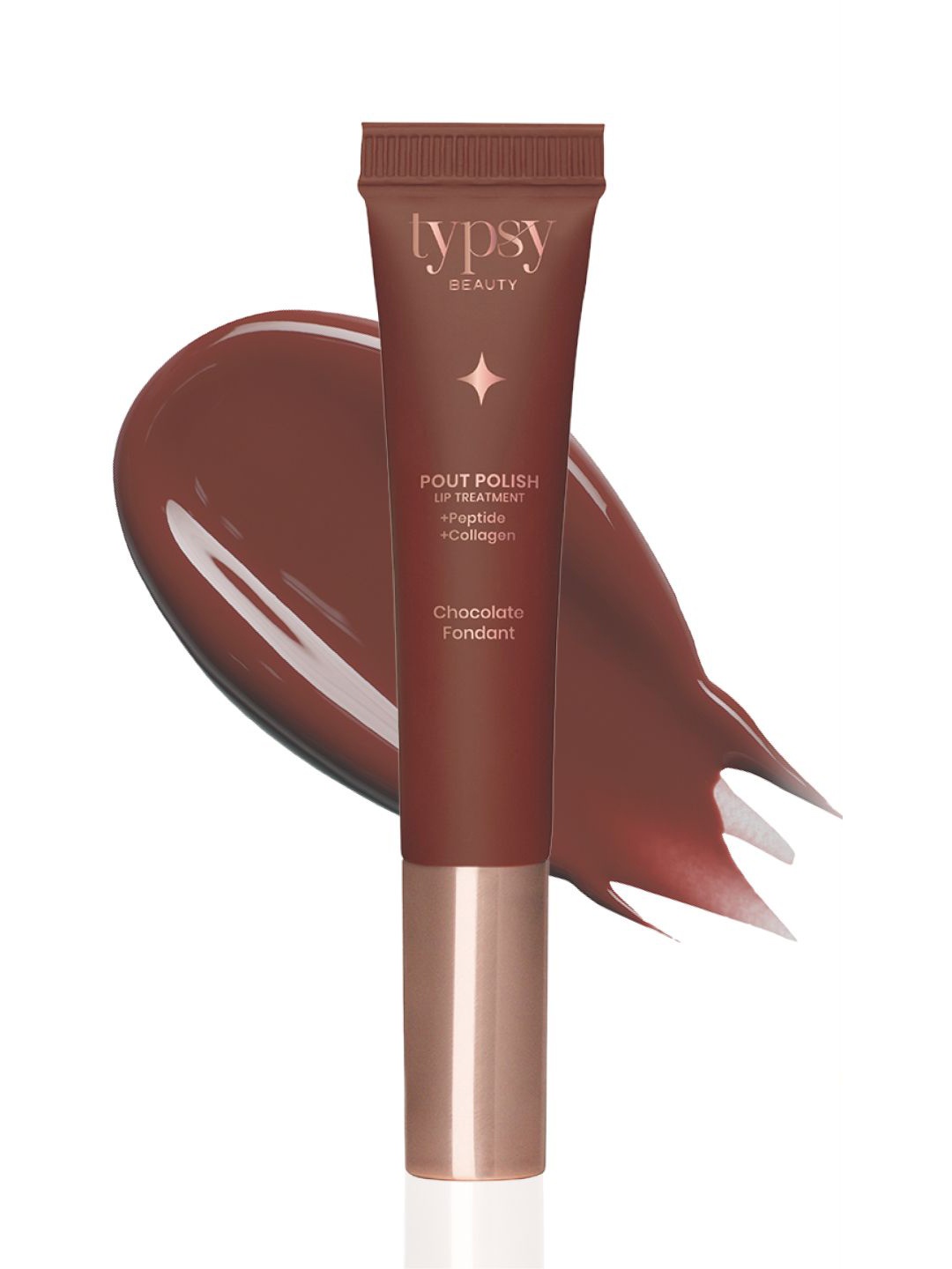 

Typsy Beauty Pout Polish Peptide Lip Treatment Balm- 16g - Chocolate Fondant 05, Brown