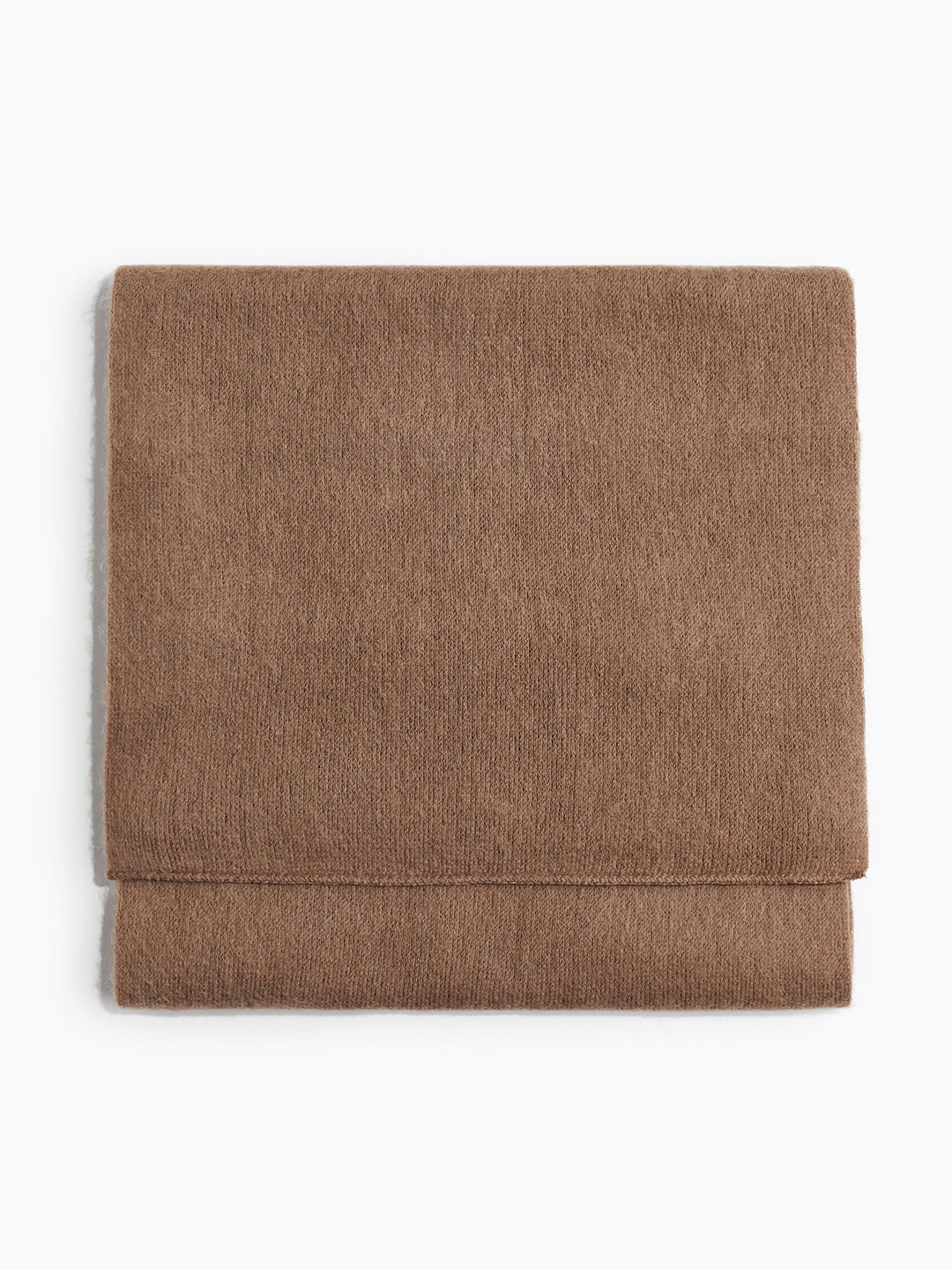 

H&M Brushed-Finish Scarf, Beige