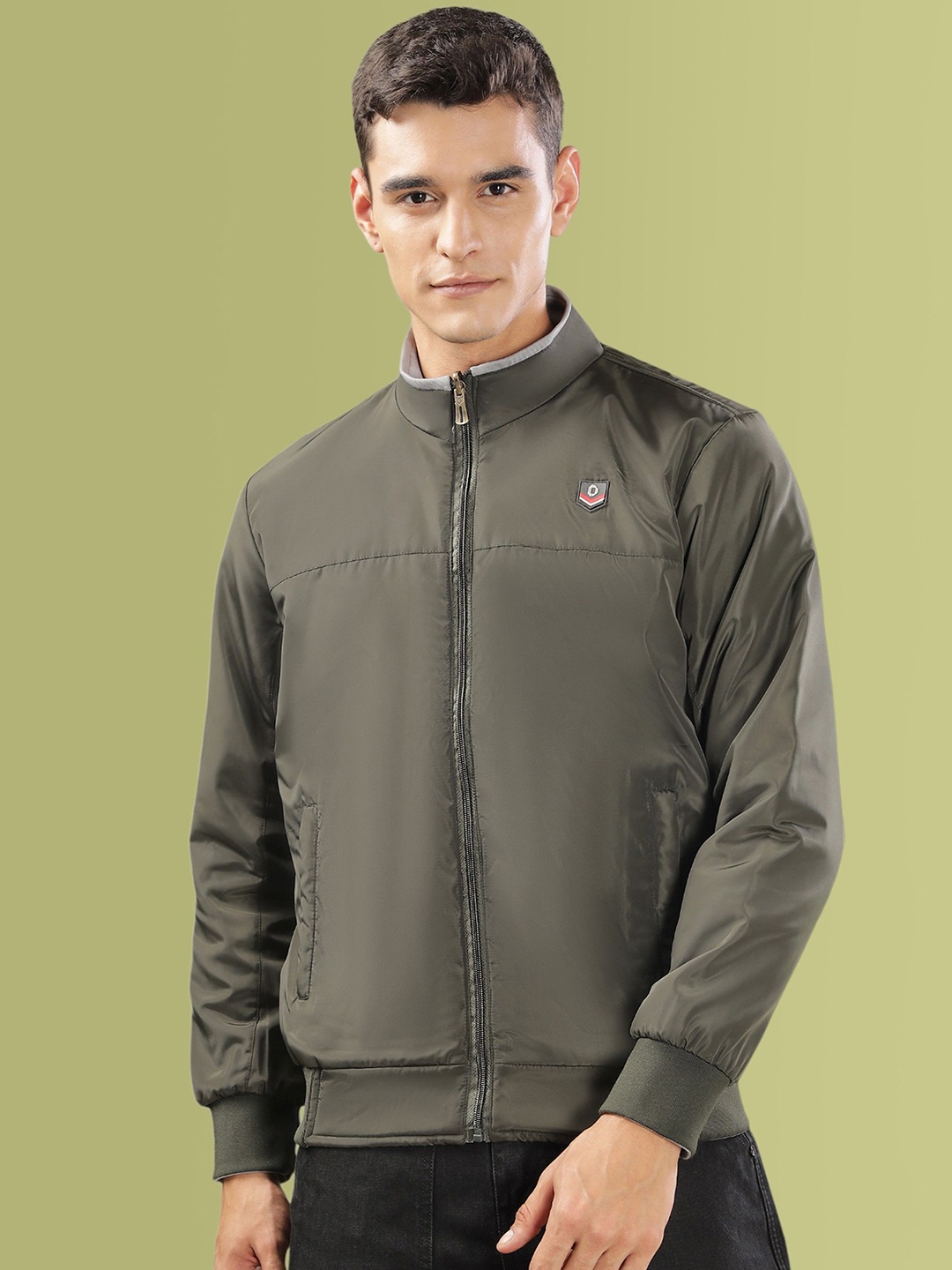 

Dollar Men Lightweight Bomber Jacket, Olive