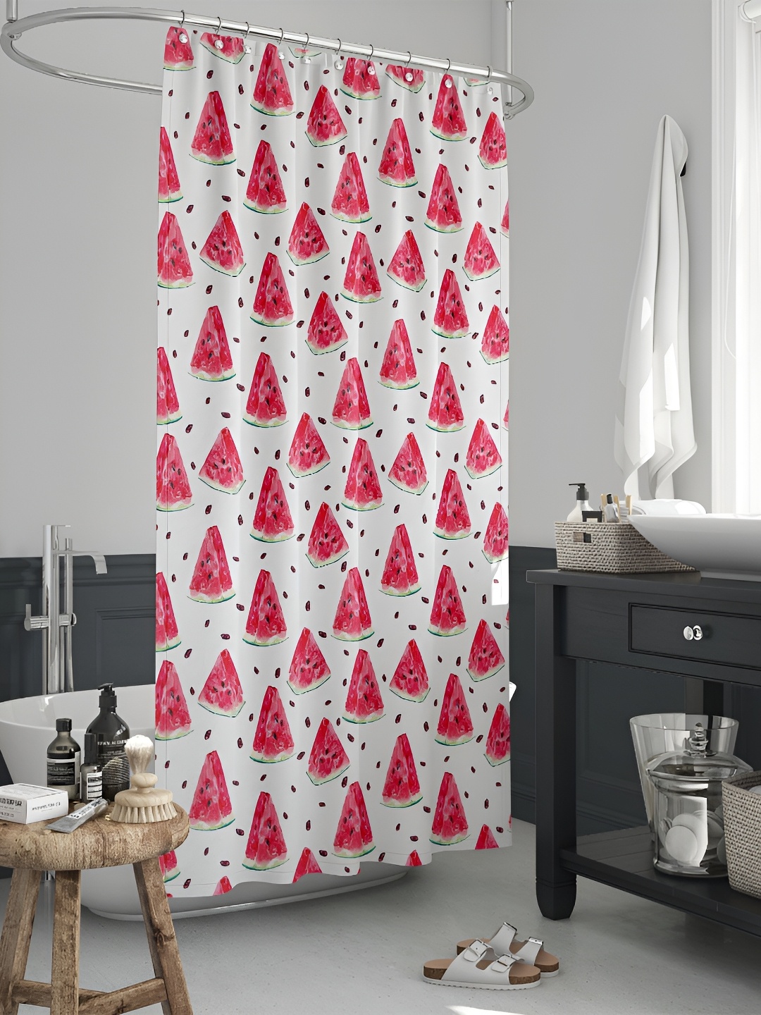 

ArtzFolio Single Piece Waterproof Polyester Shower Curtain, Multi