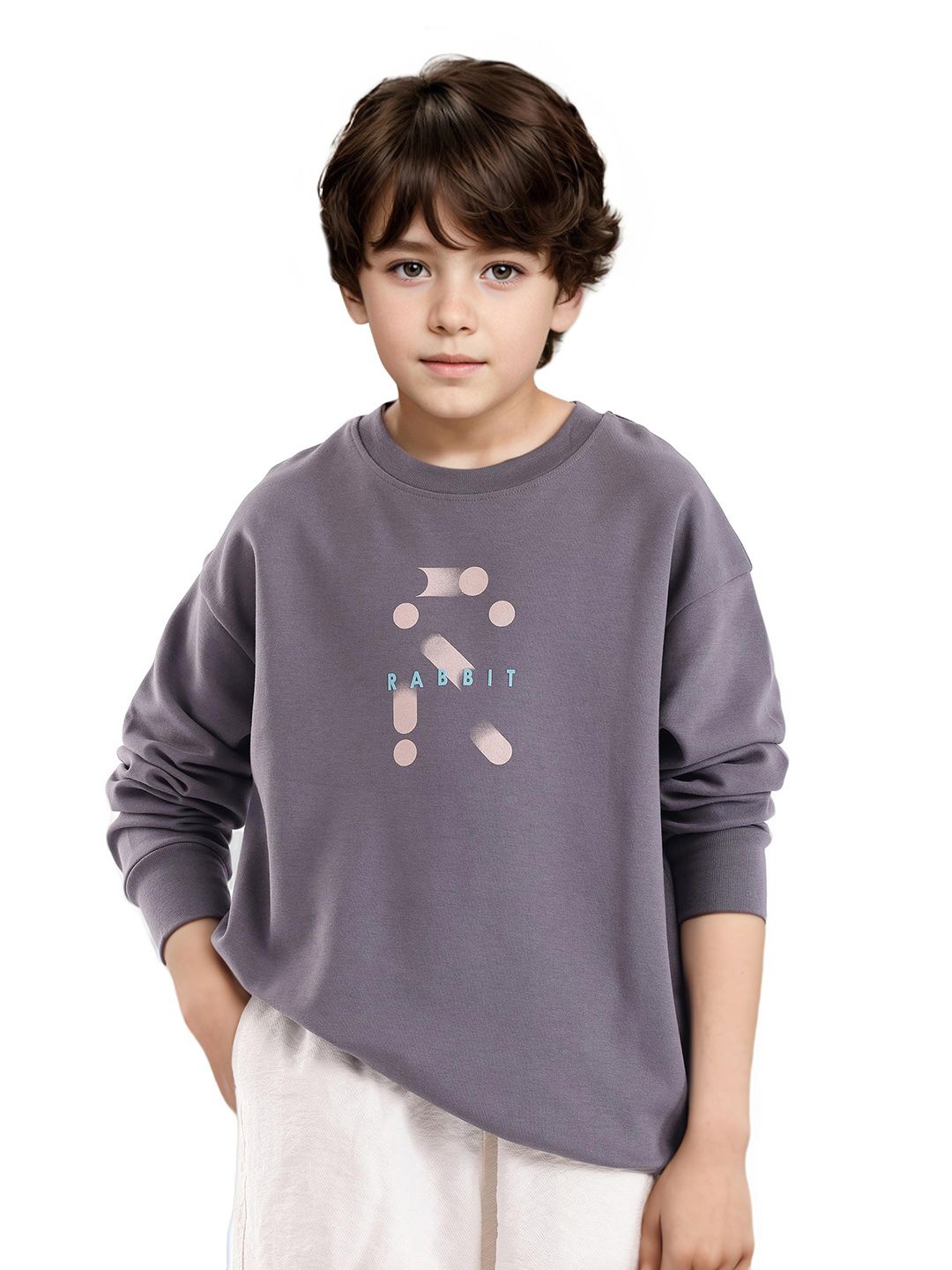 

Rare Ones Boys Printed Sweatshirt, Grey