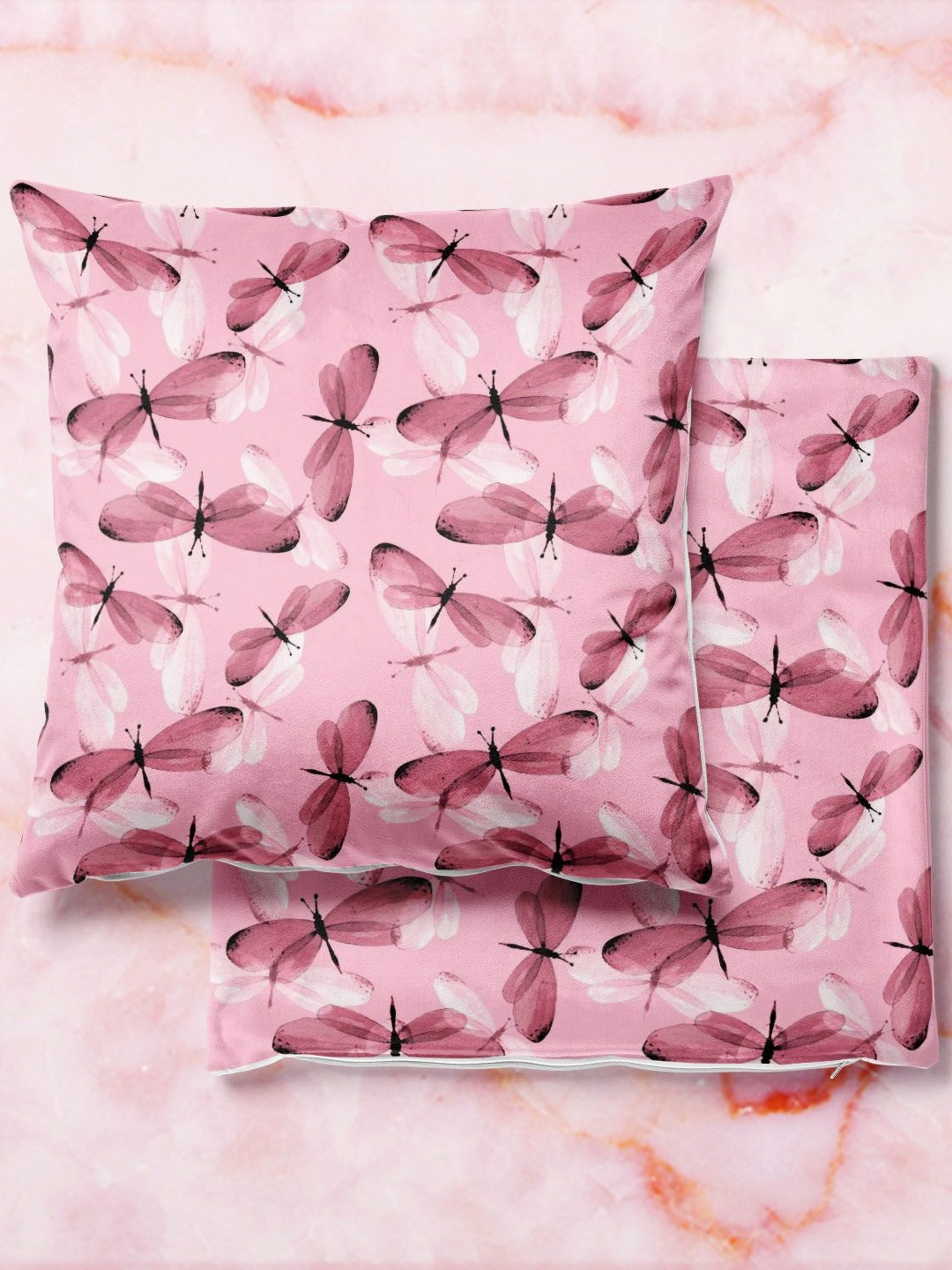

ArtzFolio Multicoloured Set of 2 Velvet Square Cushion Covers, Multi