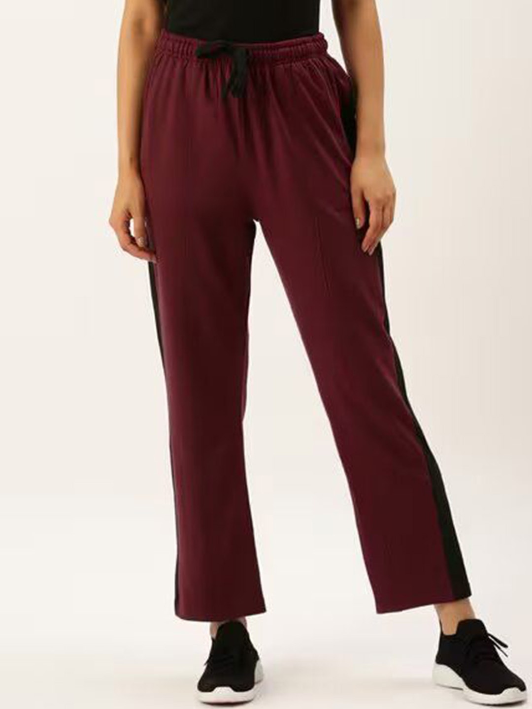 

ARISE Women Regular-Fit Track Pant, Burgundy