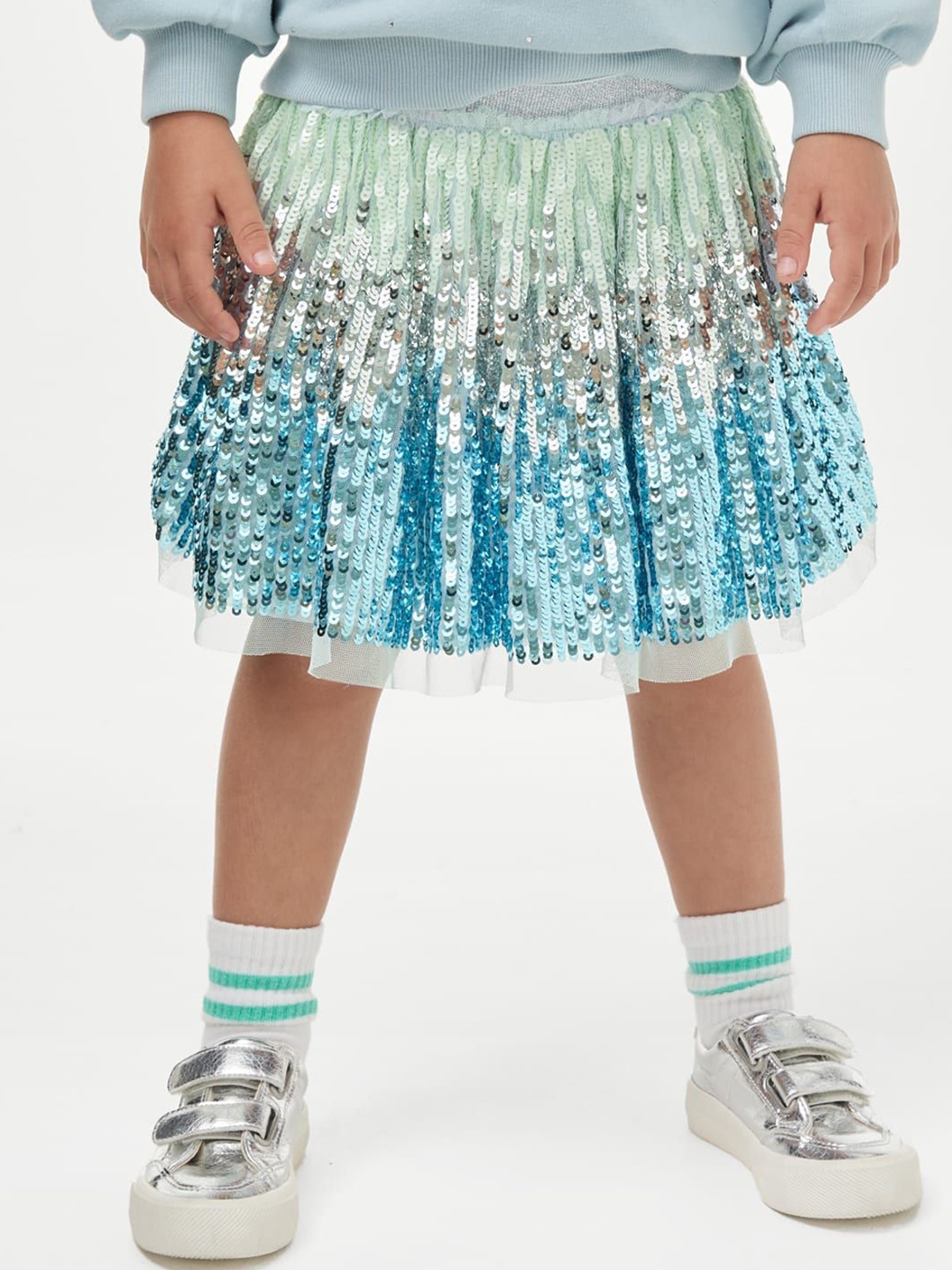 

Marks & Spencer Girls Embellished Mini Tutu Skirt, Silver