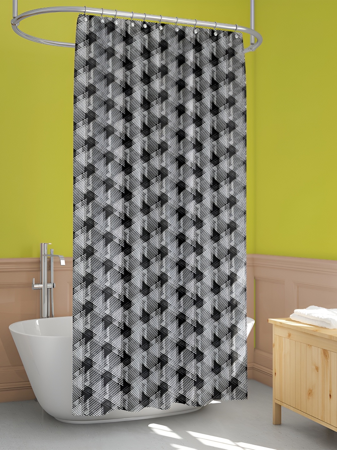 

ArtzFolio Single Piece Waterproof Polyester Shower Curtain, Multi