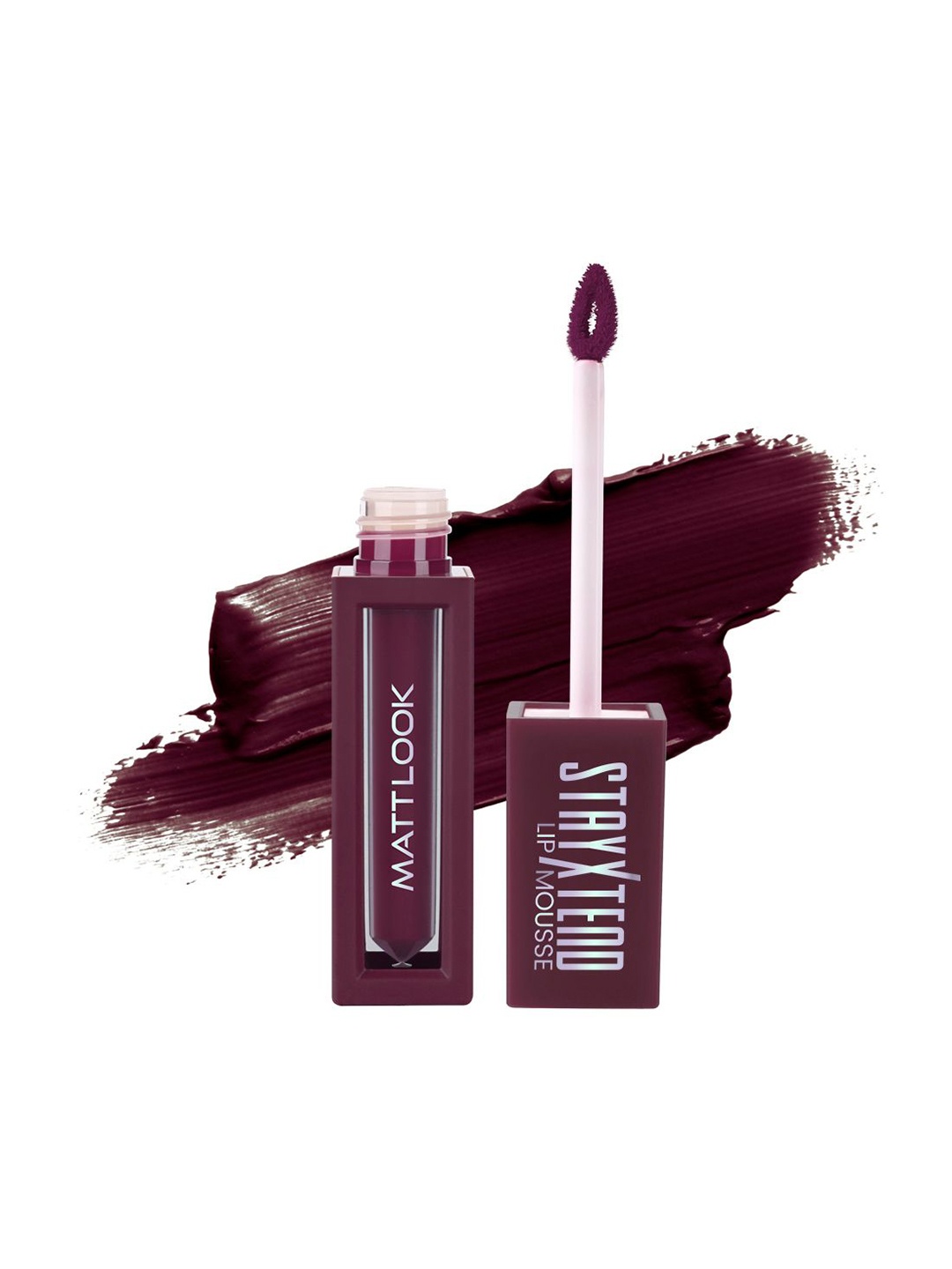 

MATTLOOK Stayxtend Set Of 2 Lip Mousse Enriched With Vitamin E 4ml Each - Sugar Plum, Burgundy