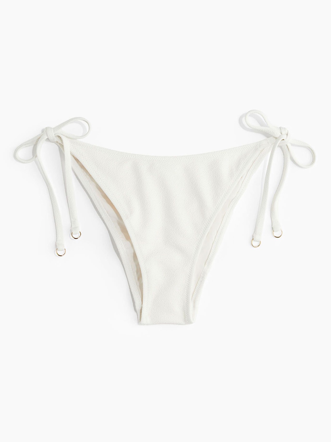 

H&M Tie Tanga Bikini Bottoms, White