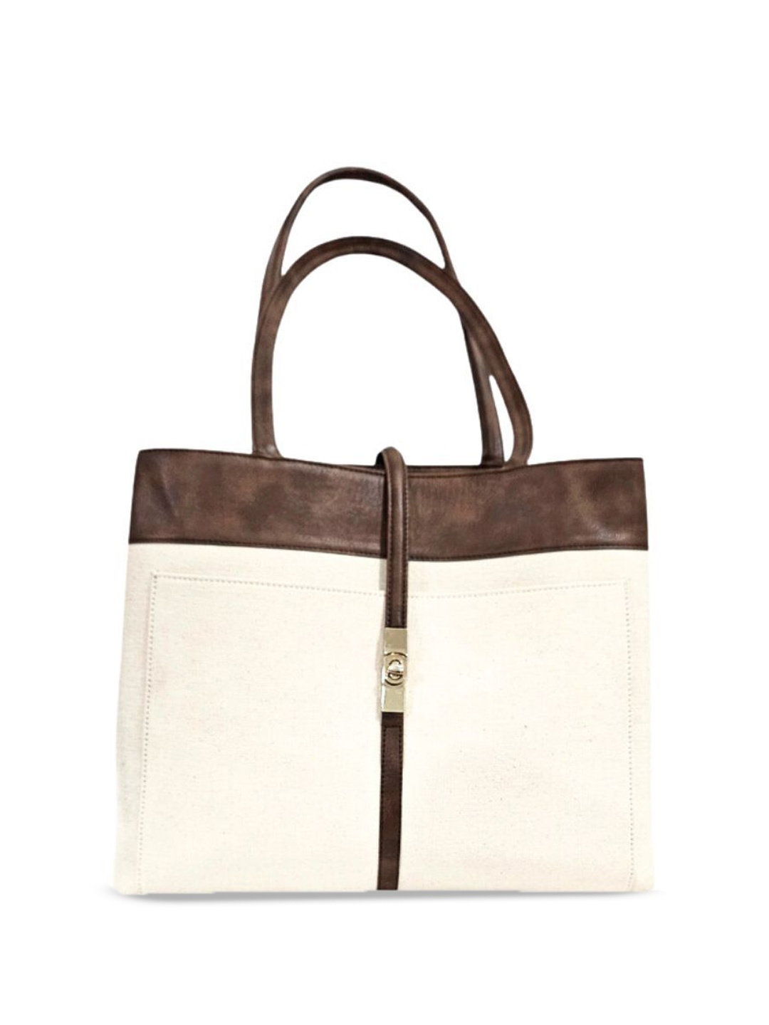 

Hues Studio Structured Tote Bag, Brown