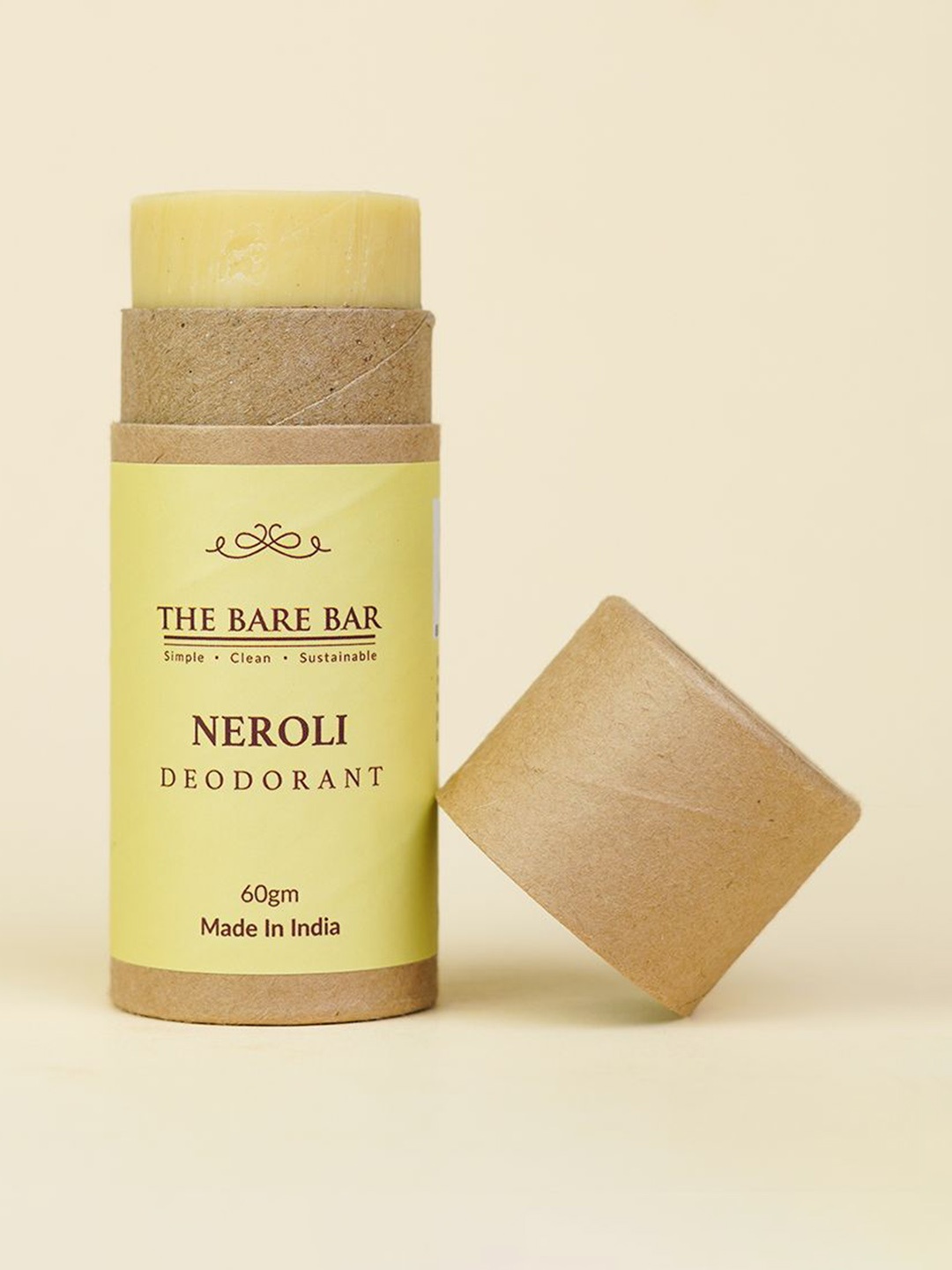 

The Bare Bar Neroli Long Lasting Deodorant- 60 g, Cream