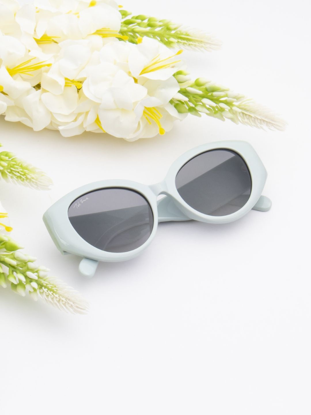 

Ted Smith Women Cateye Sunglasses with UV Protected Lens DRIZELLA_C5, Green
