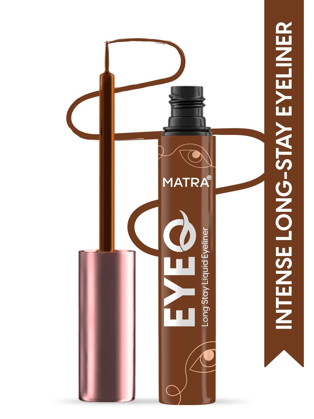 

MATRA Eye Q Long Stay Liquid Eyeliner - 7 ml - Shade - Brown Sugar