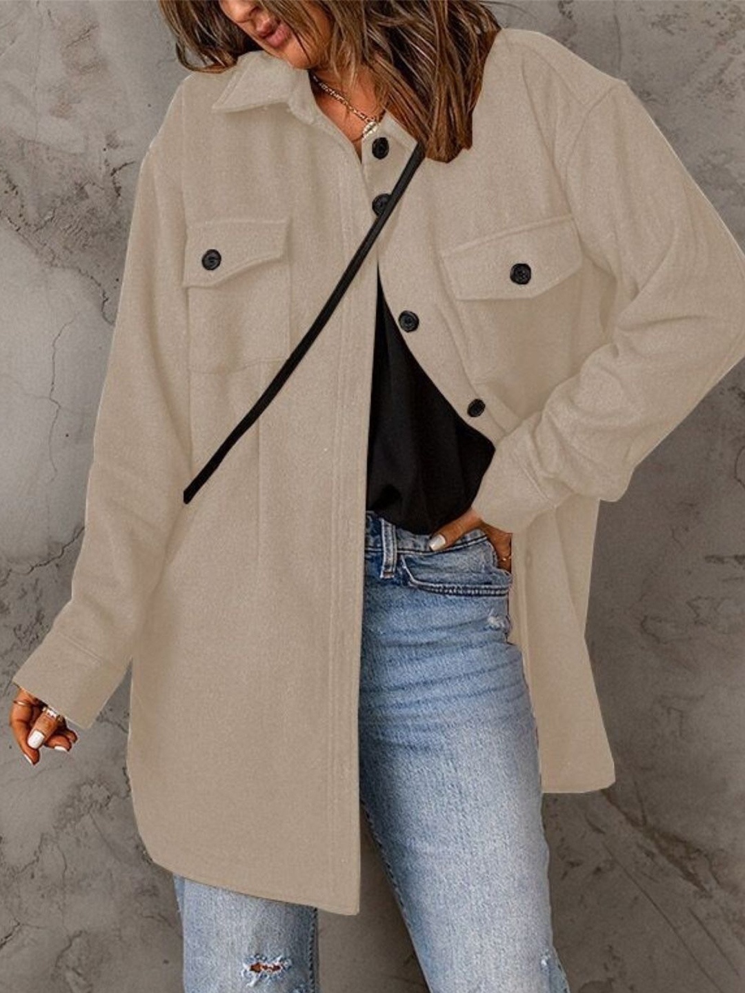 

StyleCast Women Shirt Dress, Cream