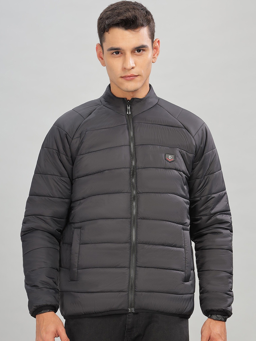

Dollar Men Lightweight Bomber Jacket, Black
