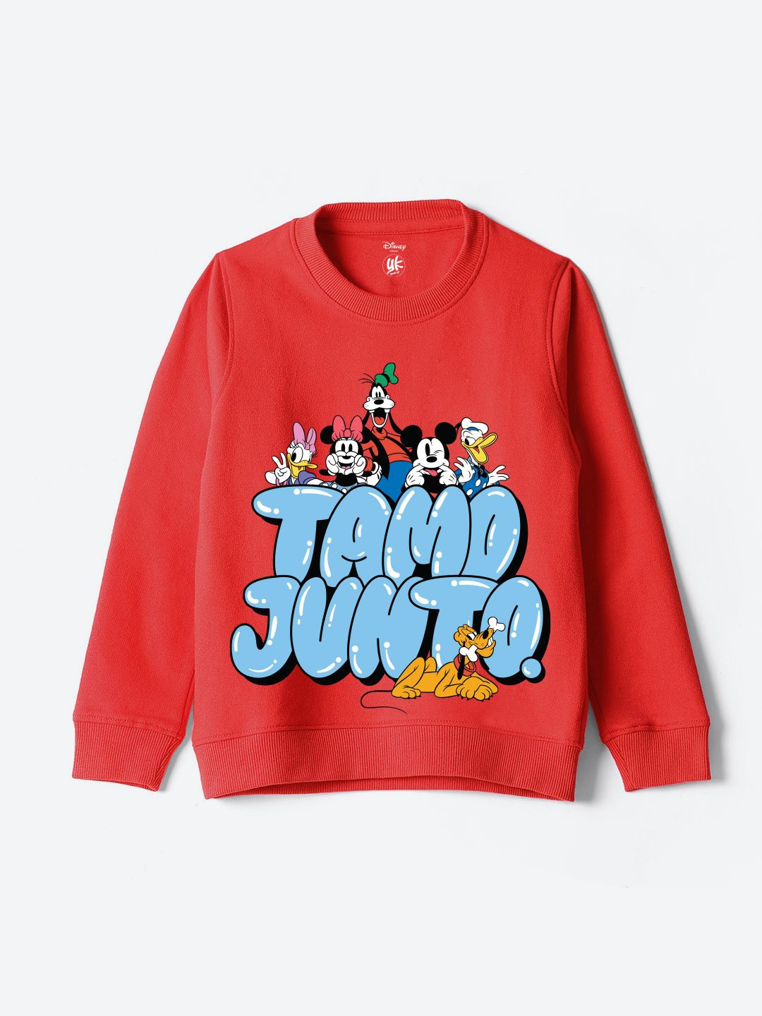 

YK Disney Boys Printed Pullover Sweatshirt, Red