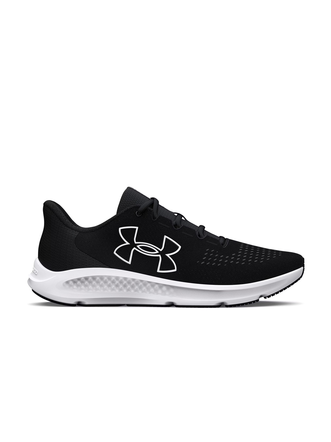 

UNDER ARMOUR Men Charged Pursuit 3 Big Logo Running Shoes, Black
