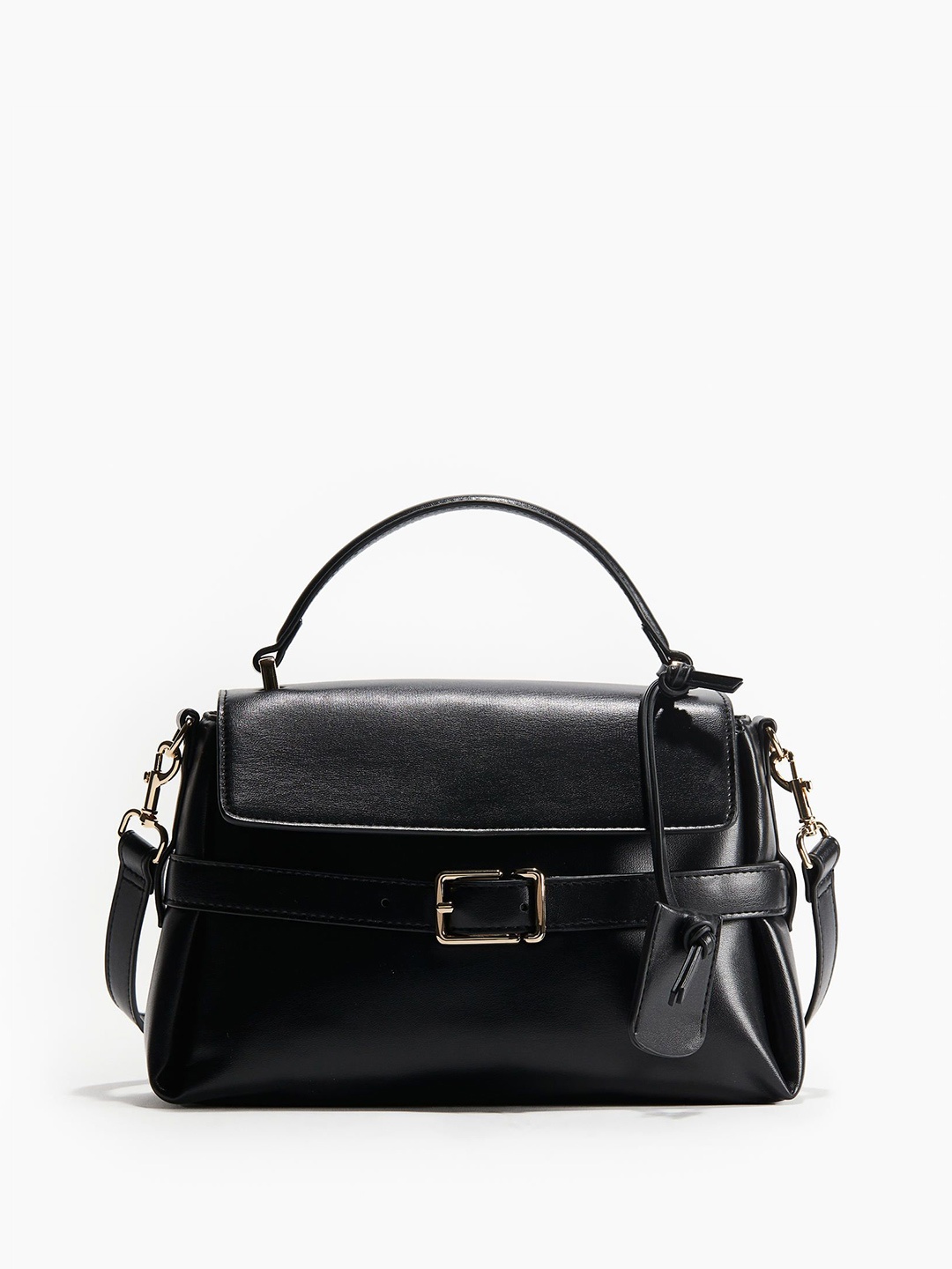 

H&M Strap-Detail Crossbody Bag, Black