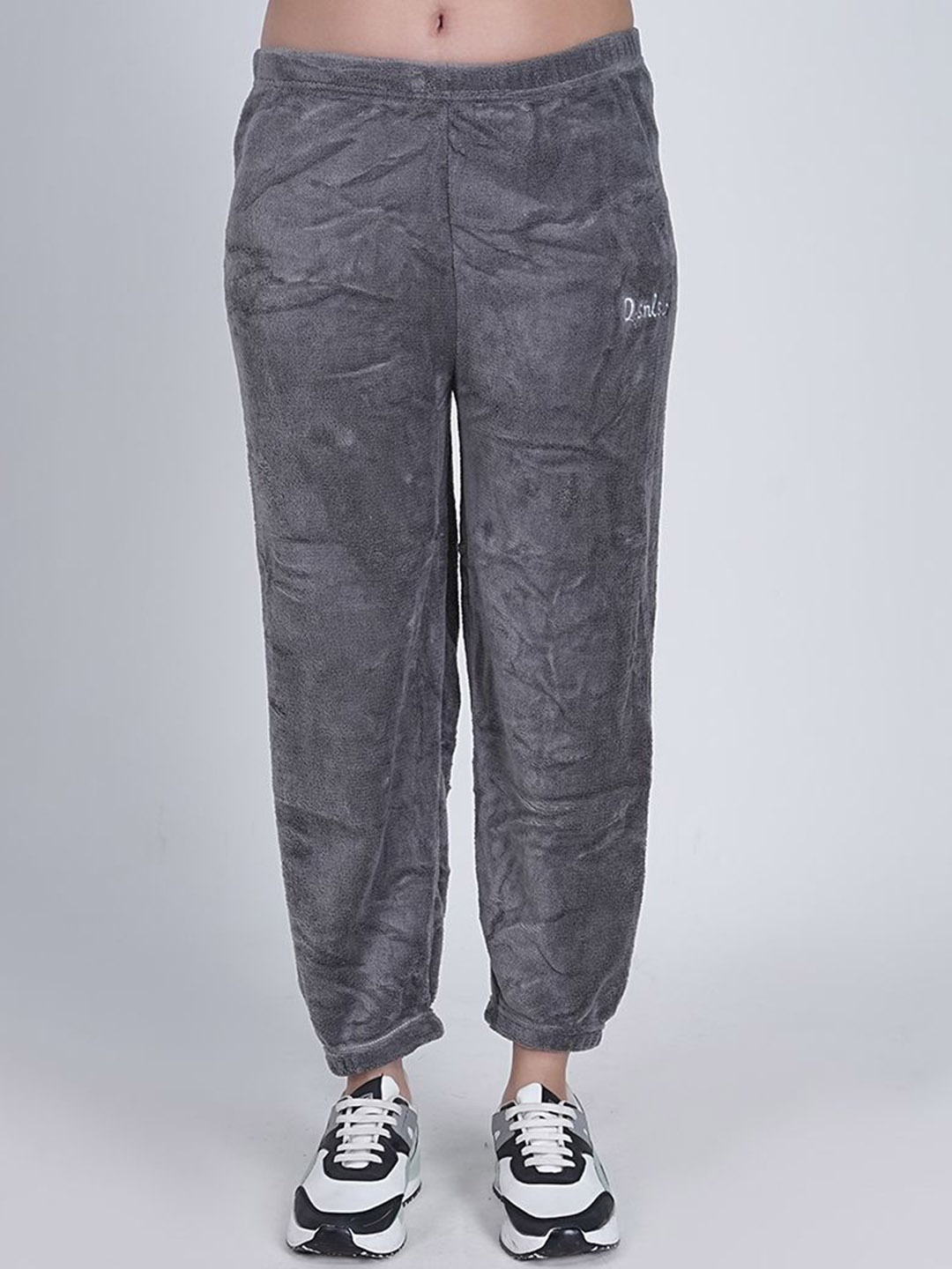 

Aartej Women Mid-Rise Regular Fit Joggers Trousers, Grey