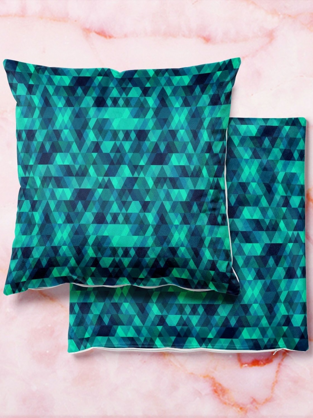 

ArtzFolio Multicoloured Set of 2 Square Cushion Covers, Multi