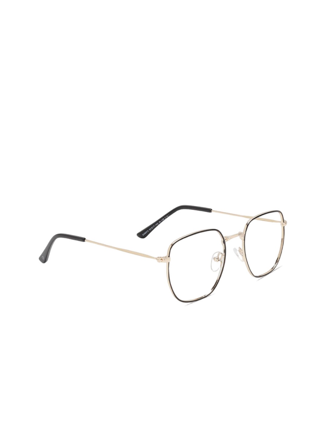 

Specsmakers Unisex Oversized Sunglasses FMFBKMGD52SMO6072A1-Black Matt, Gold