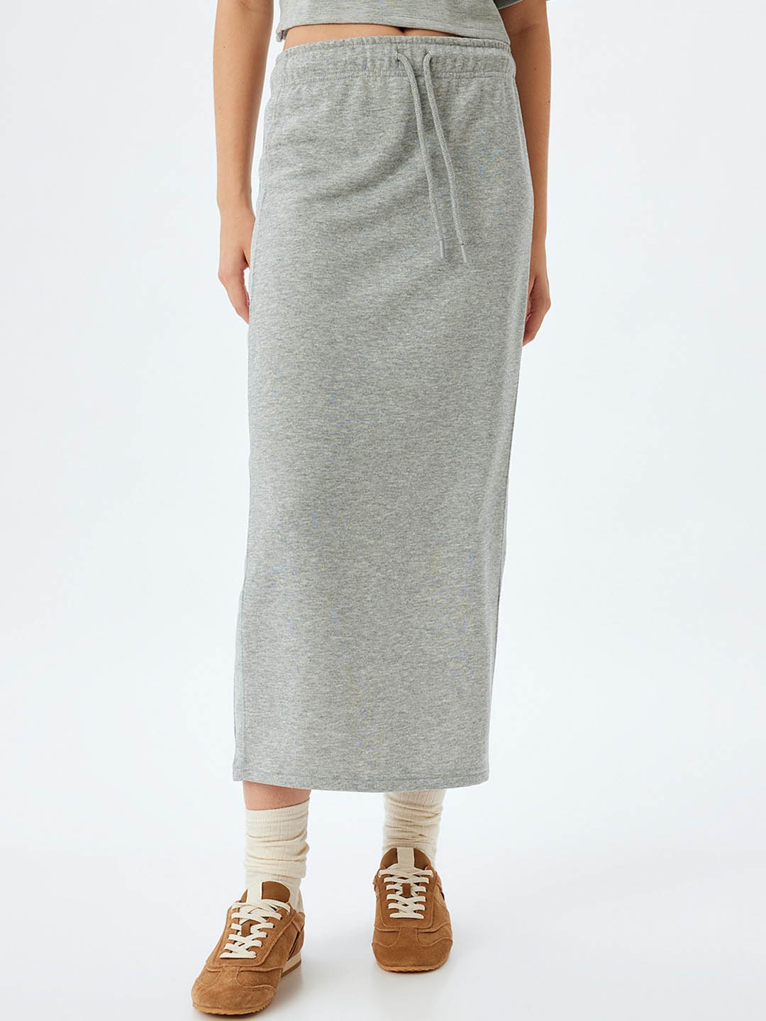 

Koton Women A-Line Straight Skirts, Grey