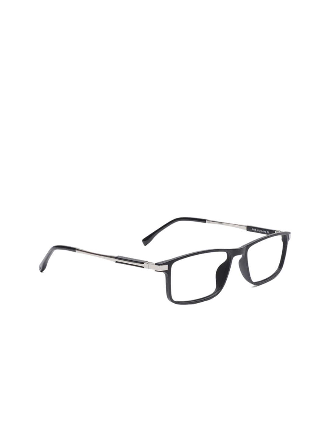 

Specsmakers Unisex Full Rim Rectangle Frames, Black