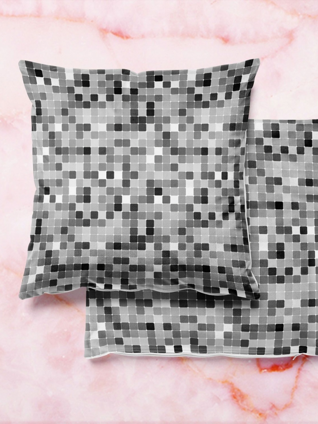 

ArtzFolio Multicoloured Set of 2 Square Cushion Covers, Multi