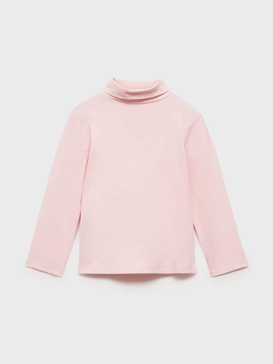 

Mango Kids Infant Boys Turtle Neck Pure Cotton T-shirt, Pink