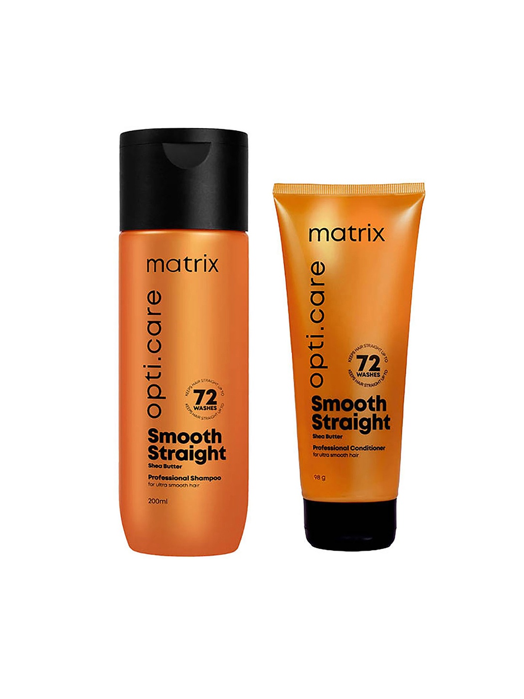 

MATRIX Set of Opti.care Shampoo 200 ml + Conditioner 98 g with Shea Butter for Dry Hair, Orange