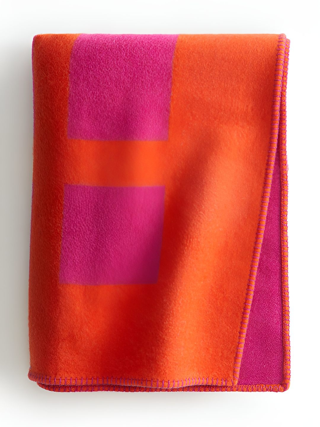 

H&M Pink & Orange Wool-Blend Blanket