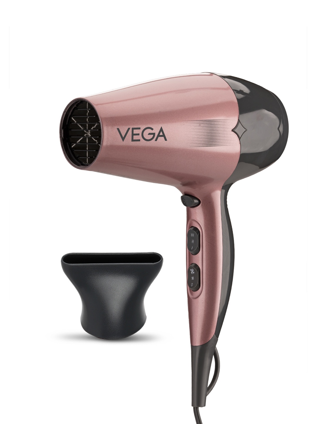 

VEGA Women 2100W Hair Dryer with Cool Shot Button & 3 Heat Settings VHDH-25, Rose gold