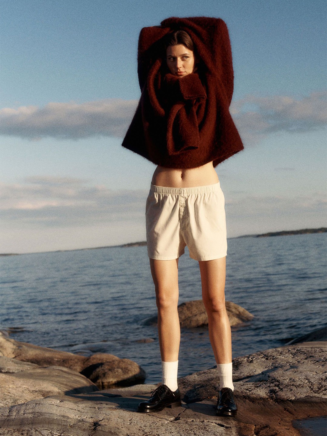 

H&M Oversized jumper, Coffee brown