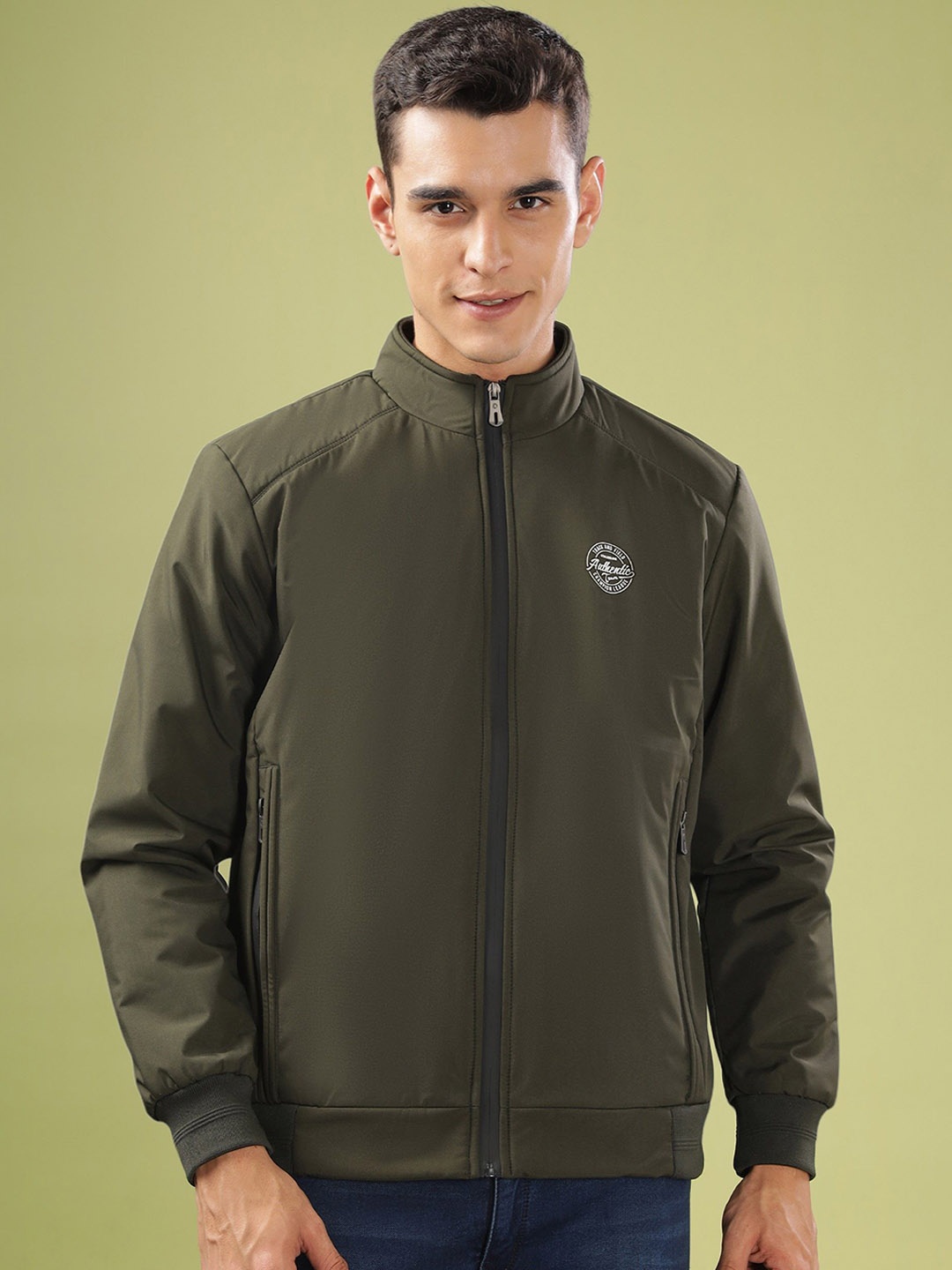 

Dollar Men Lightweight Bomber Jacket, Olive