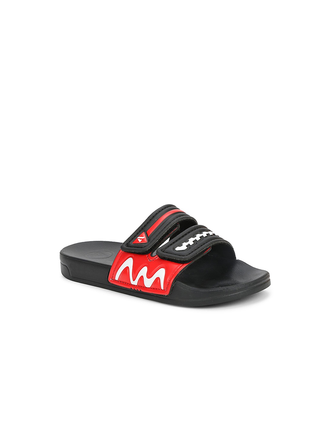 

Aqualite Boys Printed Rubber Sliders, Black