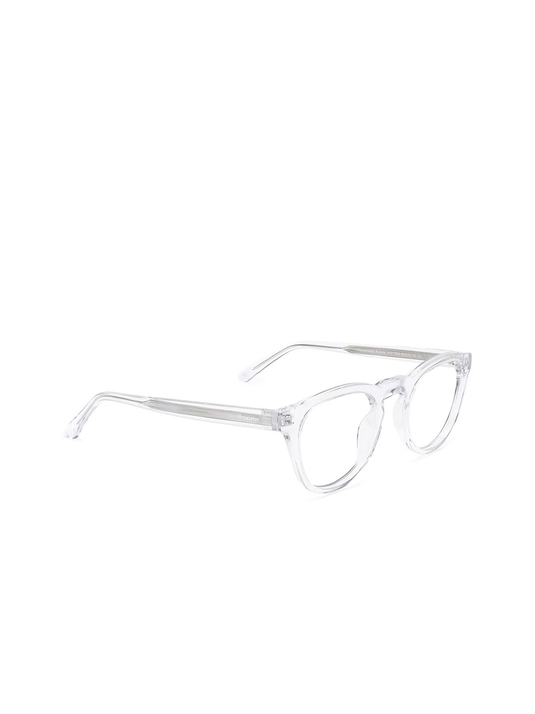 

Specsmakers Unisex Full Rim Round Frames FSFCWTWT48HAP1205-Crystal White