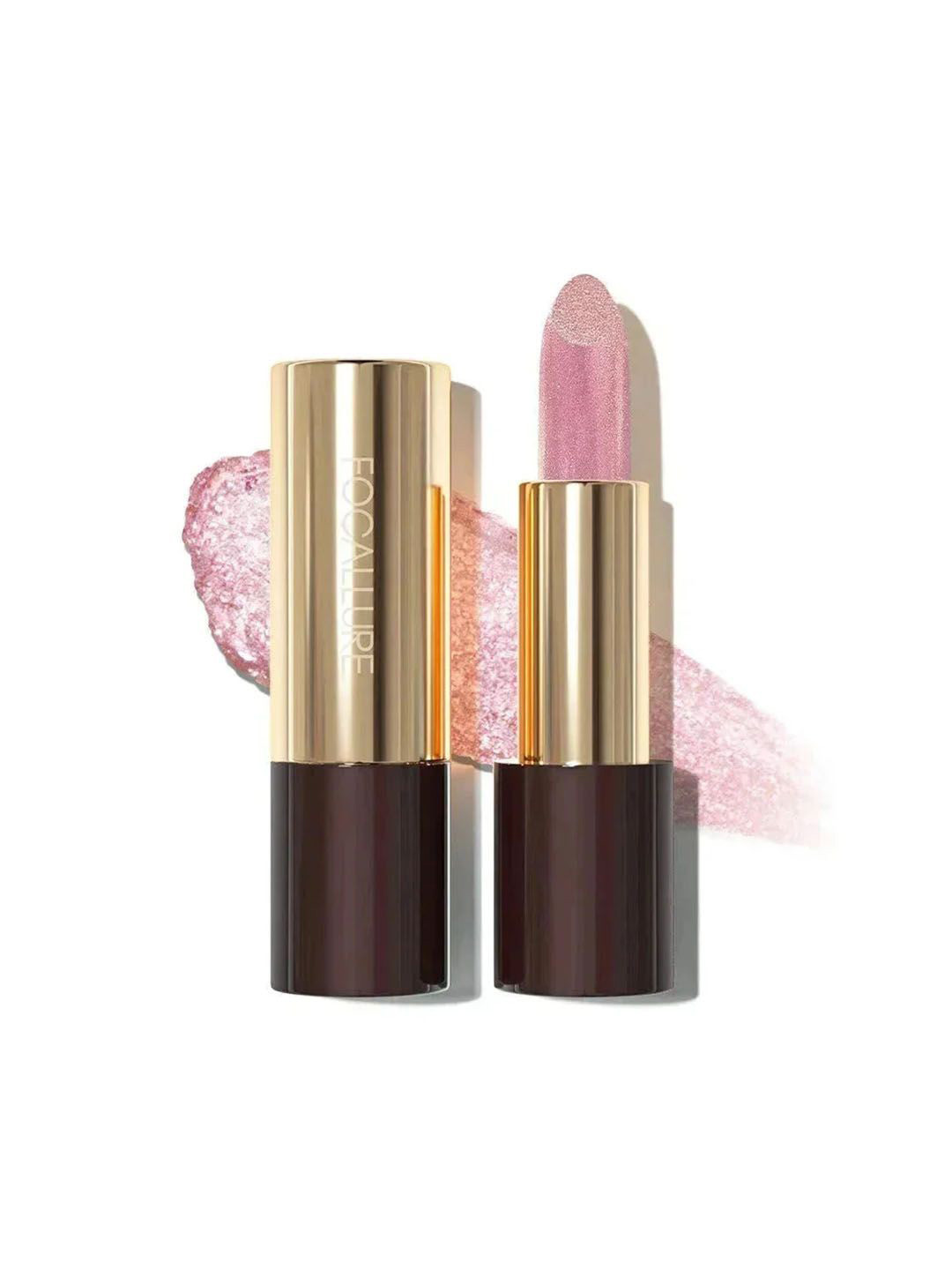 

FOCALLURE Glisten Opal Hydrating Shimmer Lip Balm 3.5 g - Sour Sugar PK02, Pink