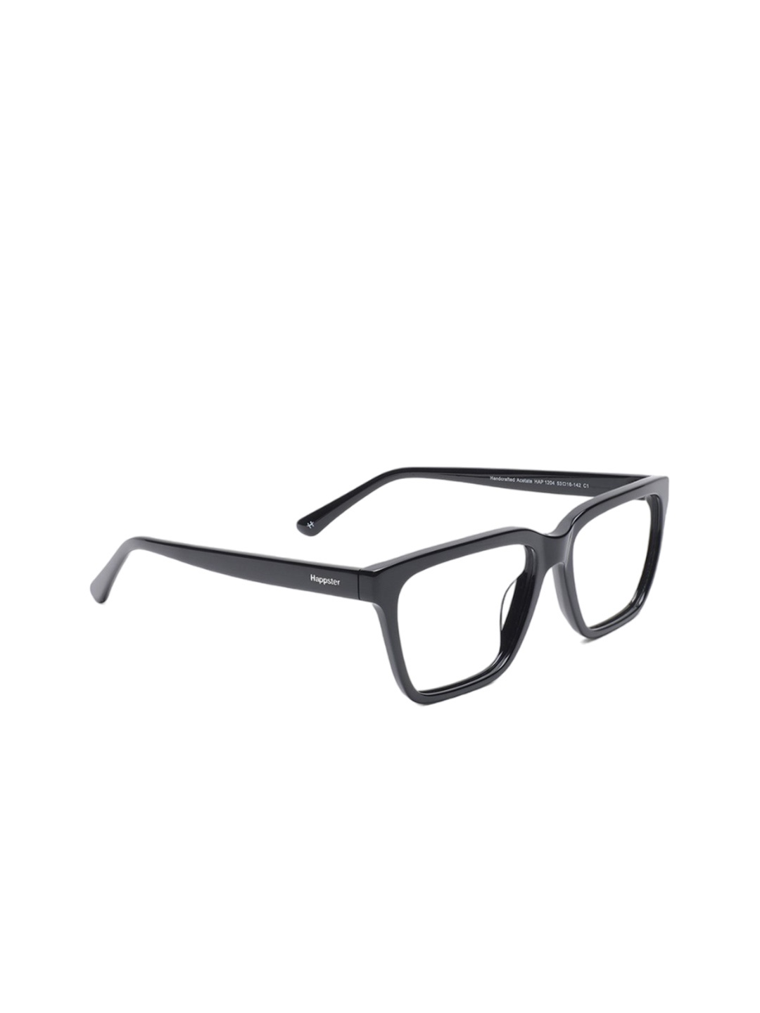 

Specsmakers Unisex Full Rim Square Frames FSFBKSBK53HAP1204, Black