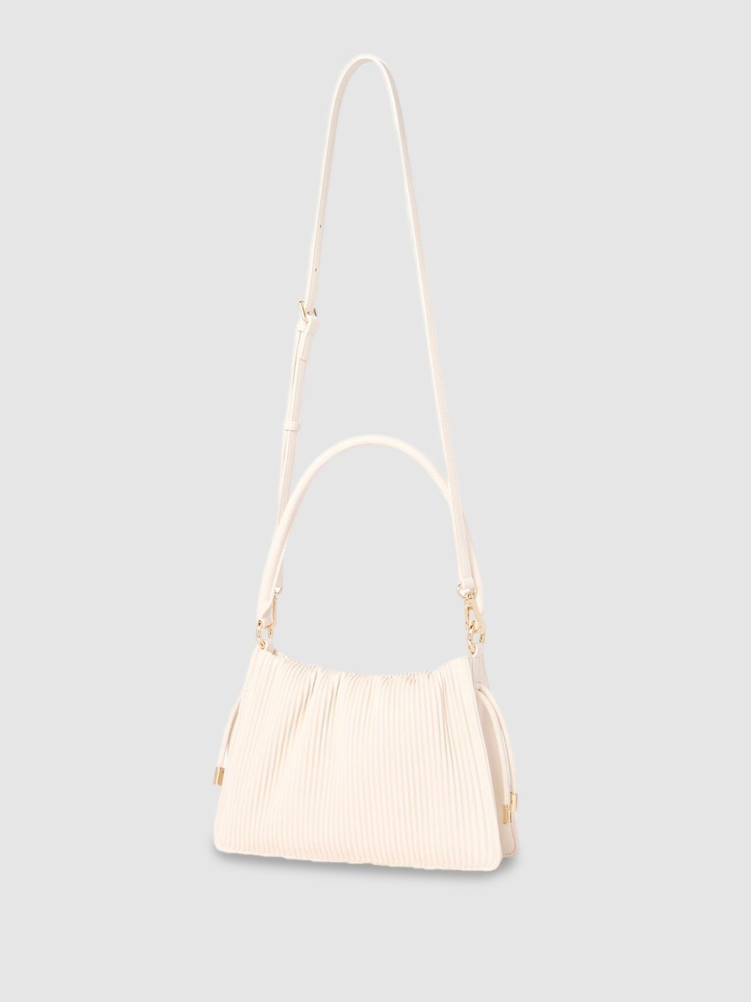

Forever New PU Structured Handheld Bag with Fringed, White