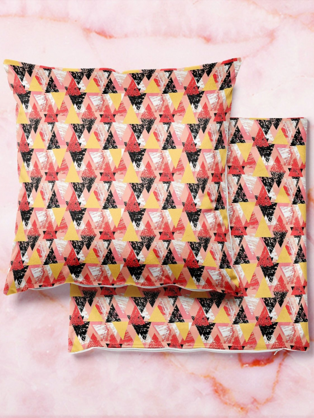 

ArtzFolio Multicoloured Set of 2 Square Cushion Covers, Multi