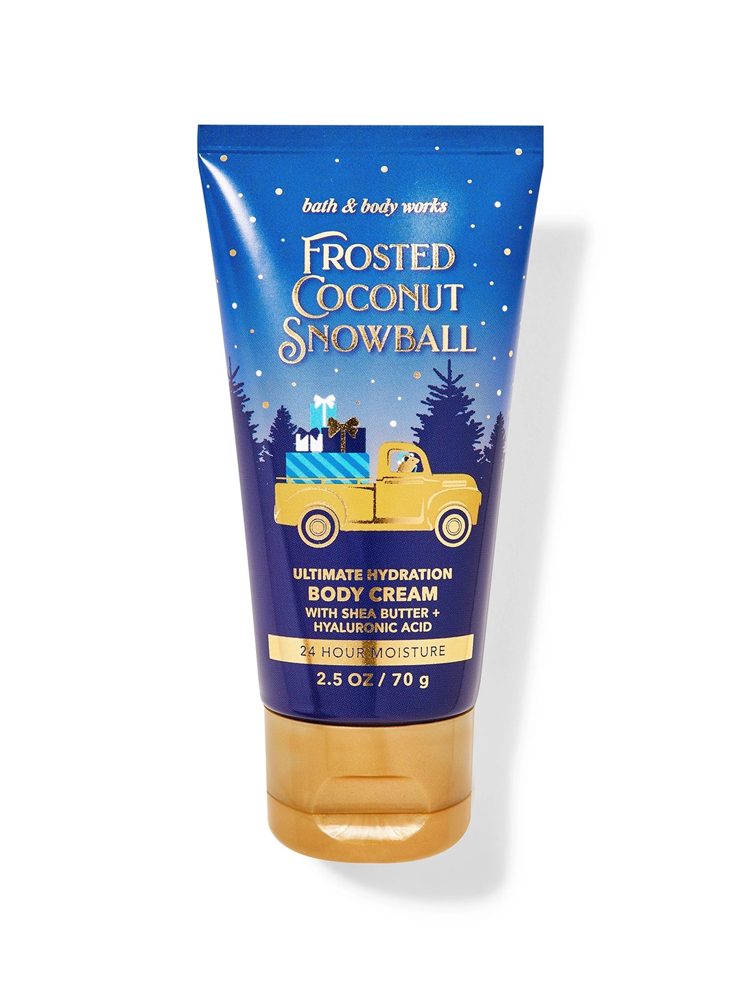 

Bath & Body Works Frosted Coconut Snowball Ultimate Hydration Travel Size Body Cream - 70g, Blue