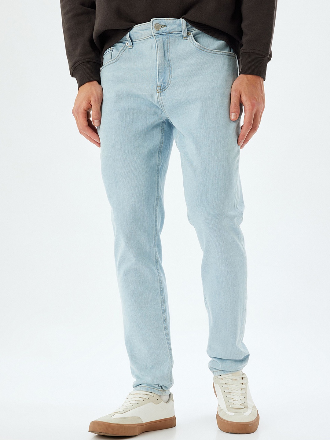

Koton Men Regular Fit Low-Rise Stretchable Jeans, Blue