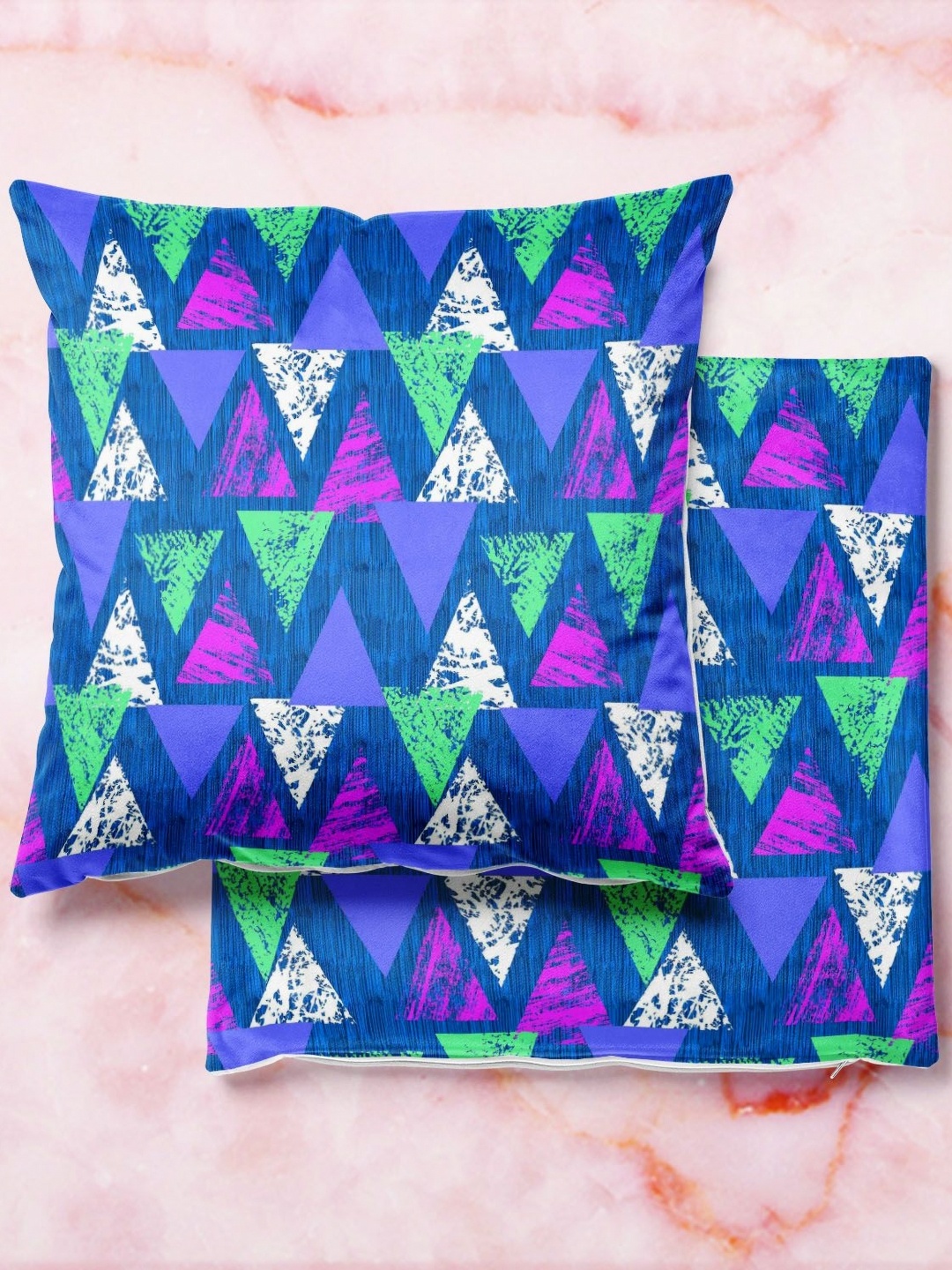 

ArtzFolio Multicoloured Set of 2 Square Cushion Covers, Multi
